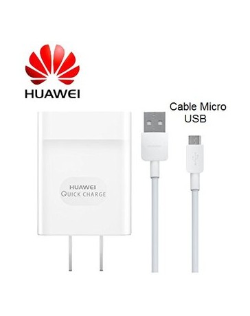 Cargador Huawei Quick Charge Con Cable Micro Usb Carga Rápida - Envío Gratuito