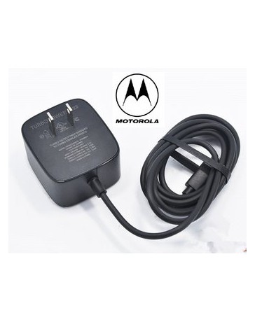 Cargador Turbo Power 25 Motorola Con Cable Micro Usb - Envío Gratuito