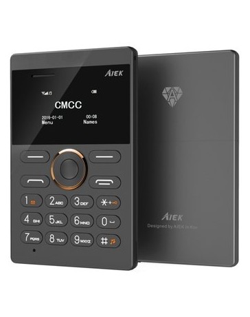 AIEK E1 Single SIM 6.5mm Thickness Card Mobile Phone - Envío Gratuito