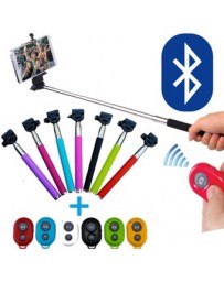 Monopod Selfie Con Bluetooth Remoto Iphone Samsung - Envío Gratuito
