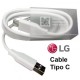 Cable Tipo C De Carga LG Original - Envío Gratuito