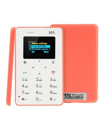 AEKU M5 GSM Mobile Card Phone, 4.5mm Ultra Thin - Envío Gratuito