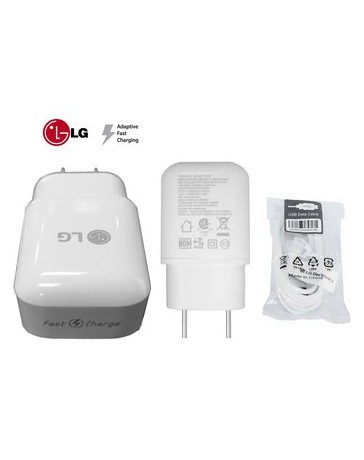 Cargador LG Fast Charge Charger Con Cable Micro Usb Carga Rápida - Envío Gratuito