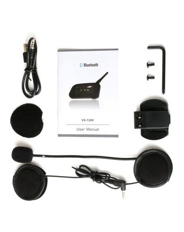 Louiwill Intercomunicador Bluetooth 1200M Interfono - Envío Gratuito