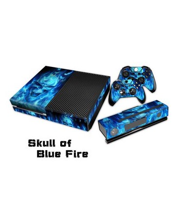 Duola Cráneo Azul fuego adhesivo protector para Microsoft - Envío Gratuito