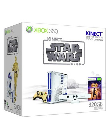 Consola Xbox 360 Limited Edition Kinect Star Wars Bundle - Envío Gratuito