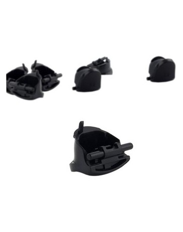 ER Ps4 Mango Pequeño Botón De Resorte 5 Pares-Negro. - Envío Gratuito