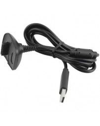 ER Manija Xbox360 Cable De Carga-Negro. - Envío Gratuito