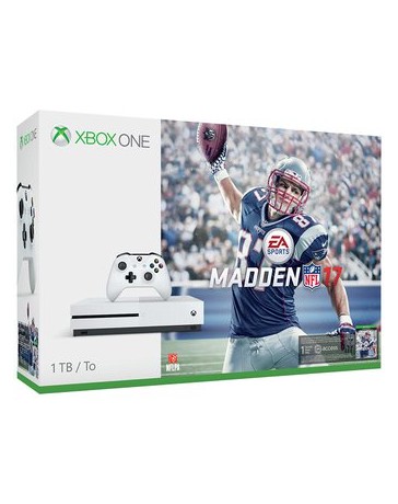 Consola Xbox One S 1TB MANDDEN NFL 17 - Blanco - Envío Gratuito