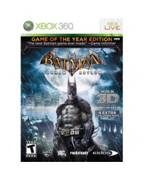 BATMAN ARKHAM ASYLUM GAME OF THE YEAR EDITION X360 - Envío Gratuito