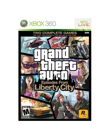 GRAND THEFT AUTO: EPISODES FROM LIBERTY CITY X360 - Envío Gratuito