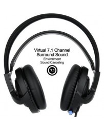 Auriculares Para Juegos Estéreo Cableado Con Mic-negro - Envío Gratuito