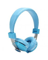Auriculares Estéreo Cableado Con Micrófono-Cielo Azul - Envío Gratuito