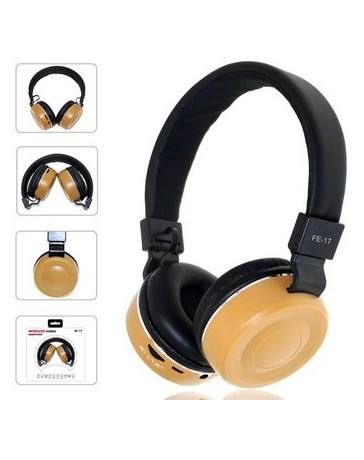 Auriculares Para La Cabeza Con Mic-Amarillo - Envío Gratuito
