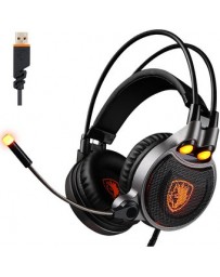 Auriculares Para Juegos Estéreo Cableado Con Mic-negro - Envío Gratuito