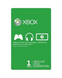 Membresia Gold ESD Xbox Live 1 Mes Original Juegos Gratis - Envío Gratuito