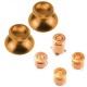 Botones ABXY tipo Bala y Palancas Joystick Color Oro para Control - Envío Gratuito