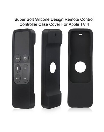 Eh Apple Apple TV4 control remoto caso de silicona-Negro - Envío Gratuito