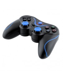 Bluetooth Remote control Gamepad negro + azul para ordenador - Envío Gratuito