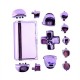 Hot Buttons Mod Kits Set Chrome Purple For Sony PS4 - Envío Gratuito