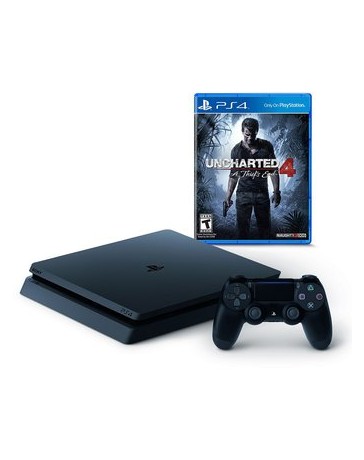 Consola PlayStation 4 Slim Y Videojuego Uncharted 4 - Envío Gratuito