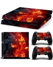 PS4 Skins Estampas Para Consola PlayStation 4 - Fuego - Envío Gratuito