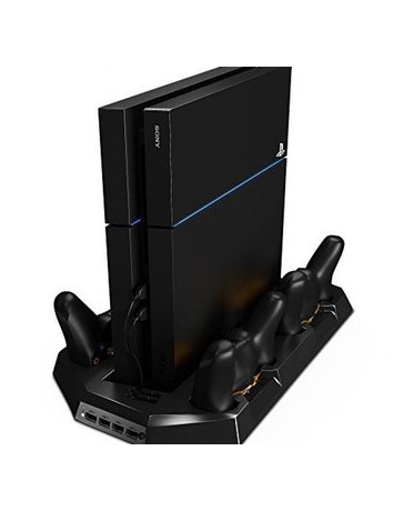 PS4 Base Vertical Enfriadora Para PlayStation 4 + 4 Pue - Envío Gratuito
