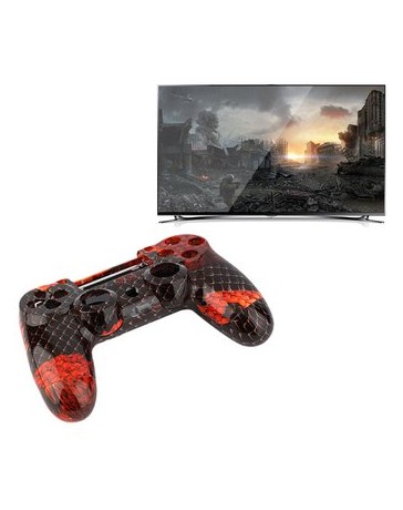 EW Tubo Para El Mango PS4 Dragón Rojo - Envío Gratuito