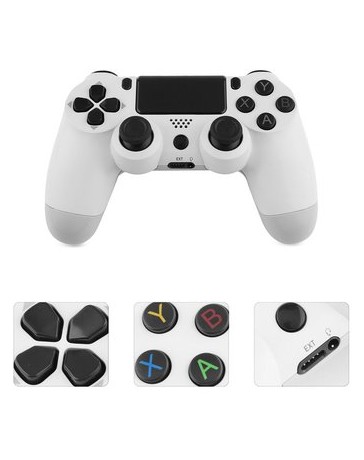 EH Sony PS4 Bluetooth Controlador Inalámbrico Gamepad-Blanco - Envío Gratuito