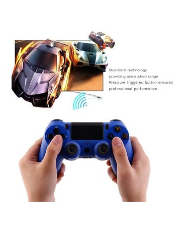 EH Sony PS4 Bluetooth Controlador Inalámbrico Gamepad-Azul - Envío Gratuito