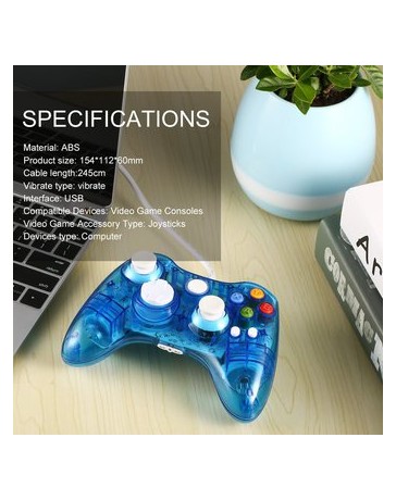 Eb USB Con Cable Controlador De Juego Para Xbox 360 Joypad - Envío Gratuito