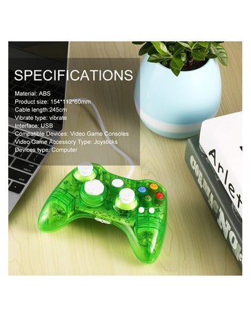 Eb USB Con Cable Controlador De Juego Para Xbox 360 - Envío Gratuito