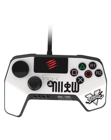 Control Mad Catz Street Fighter V FIghtPad Pro PS4 PS3 -Blan - Envío Gratuito