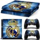 PS4 Skins Estampas Para Consola PlayStation 4 - Real Madrid - Envío Gratuito