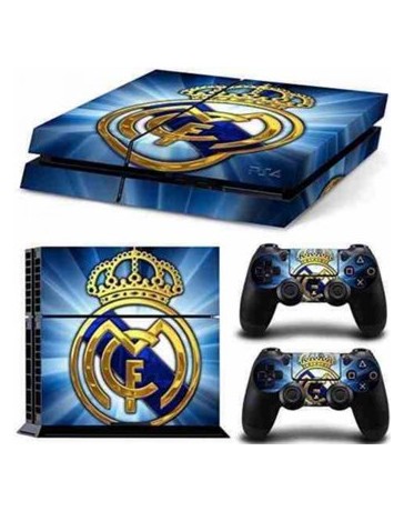 PS4 Skins Estampas Para Consola PlayStation 4 - Real Madrid - Envío Gratuito