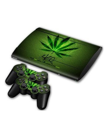 Ps3 Super Slim 4000 Vinyl Skin Estampas Compatible - Envío Gratuito