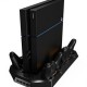 PS4 Base Vertical Enfriadora Para PlayStation 4 + 4 Puertos USB Extra - Envío Gratuito