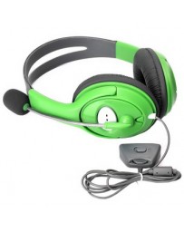 Auriculares con micrófono para Xbox 360 verde - Envío Gratuito