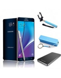 Smartphone Samsung Galaxy Note 5 32GB Negro Desbloqueado Reacondicionado + SELFIE STICK + BATERÍA - Envío Gratuito