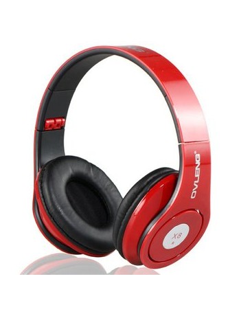 Headphone x8 Auricular Bass con el Mic para la PC de Iphone-rojo - Envío Gratuito