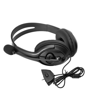 Auriculares con micrófono para Xbox 360 negro - Envío Gratuito