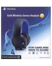 Nuevo Gold Wireless Stereo Headset/ Audifonos de PlayStation 4. - Envío Gratuito