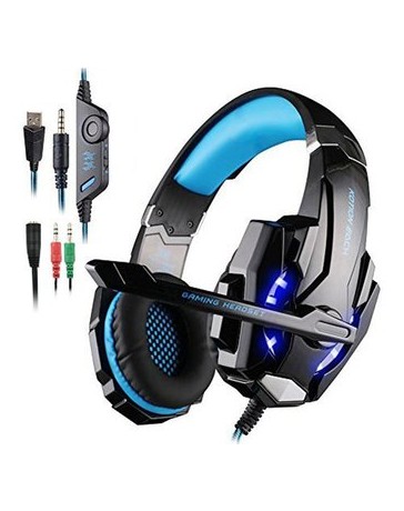 AFUNTA Gaming Headset For PlayStation 4 PS4 Tablet P -Negro - Envío Gratuito