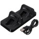 Cargador De Muelle Doble Base De Carga Del Cargador - Envío Gratuito