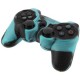 EW Silicona caso cubierta de piel para el regulador PS2-azul Negro - Envío Gratuito