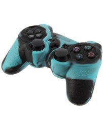 EW Silicona caso cubierta de piel para el regulador PS2-azul Negro - Envío Gratuito