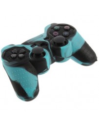 EH manga del controlador de PS2 negro azul del camuflaje - Envío Gratuito