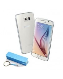 Smartphone Samsung Galaxy S6 32GB Blanco Liberado Reacondicionado + BATERÍA PORTÁTIL - Envío Gratuito