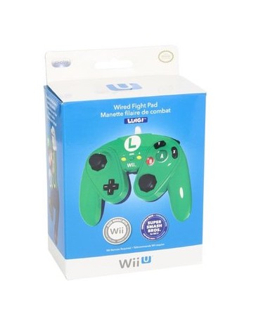 Nuevo PDP Wired Fight Pad For Wii U - Luigi [Luigi] - Envío Gratuito