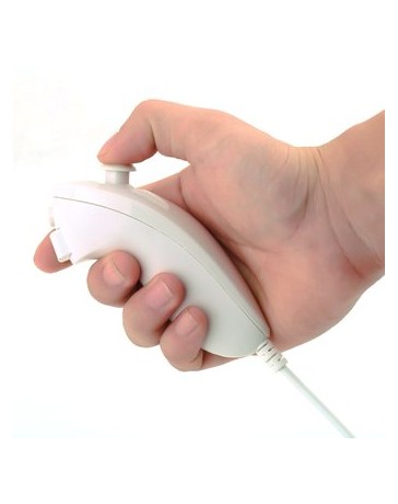 EW Mando a distancia Juego Nuevo 1pc Blanca Nunchuck - Envío Gratuito